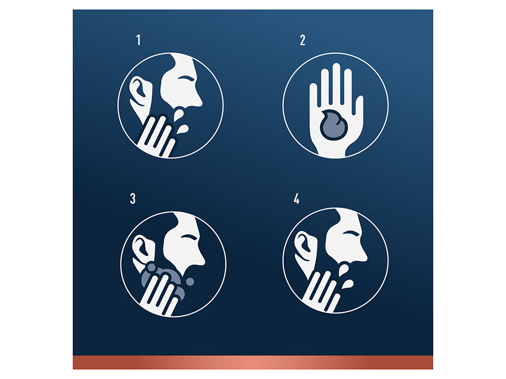 Gel de Limpeza Barba e Rosto King C. Gillette 350 ml image number 3