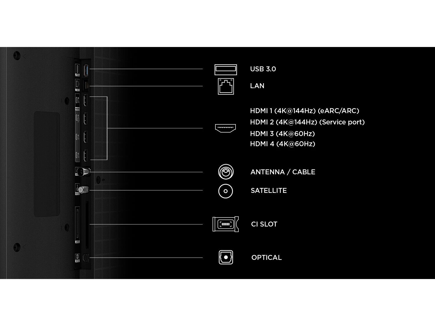 TV MINILED TCL 65C7L SQD ( 65" 144HZ GOOGLE TV 165CM) image number 7