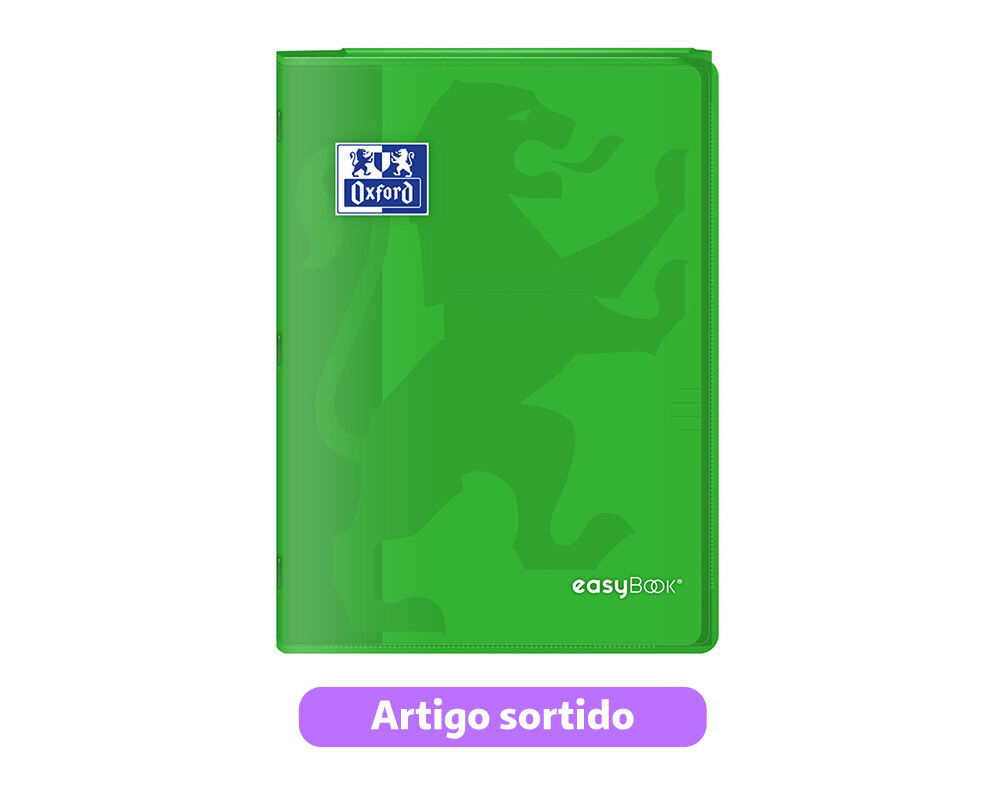CADERNO AGRAFADO A4 PAUTADO OXFORD EASYBOOK 3EM1 CORES SORTIDAS image number 2
