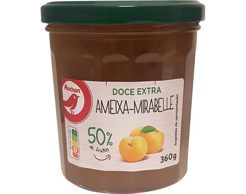 DOCE AUCHAN EXTRA 50% FRUTOS AMEIXA-MIRABELLE 360G image number 0