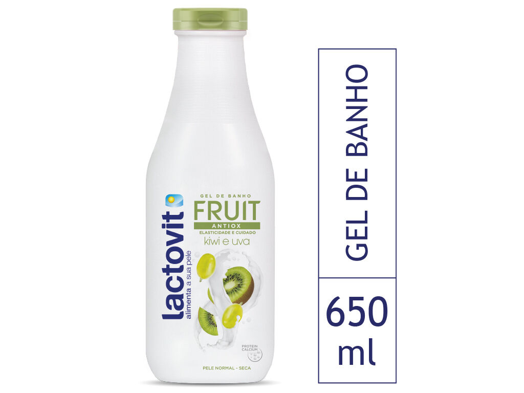 GEL LACTOVIT DE BANHO KIWI E UVA 650ML image number 0