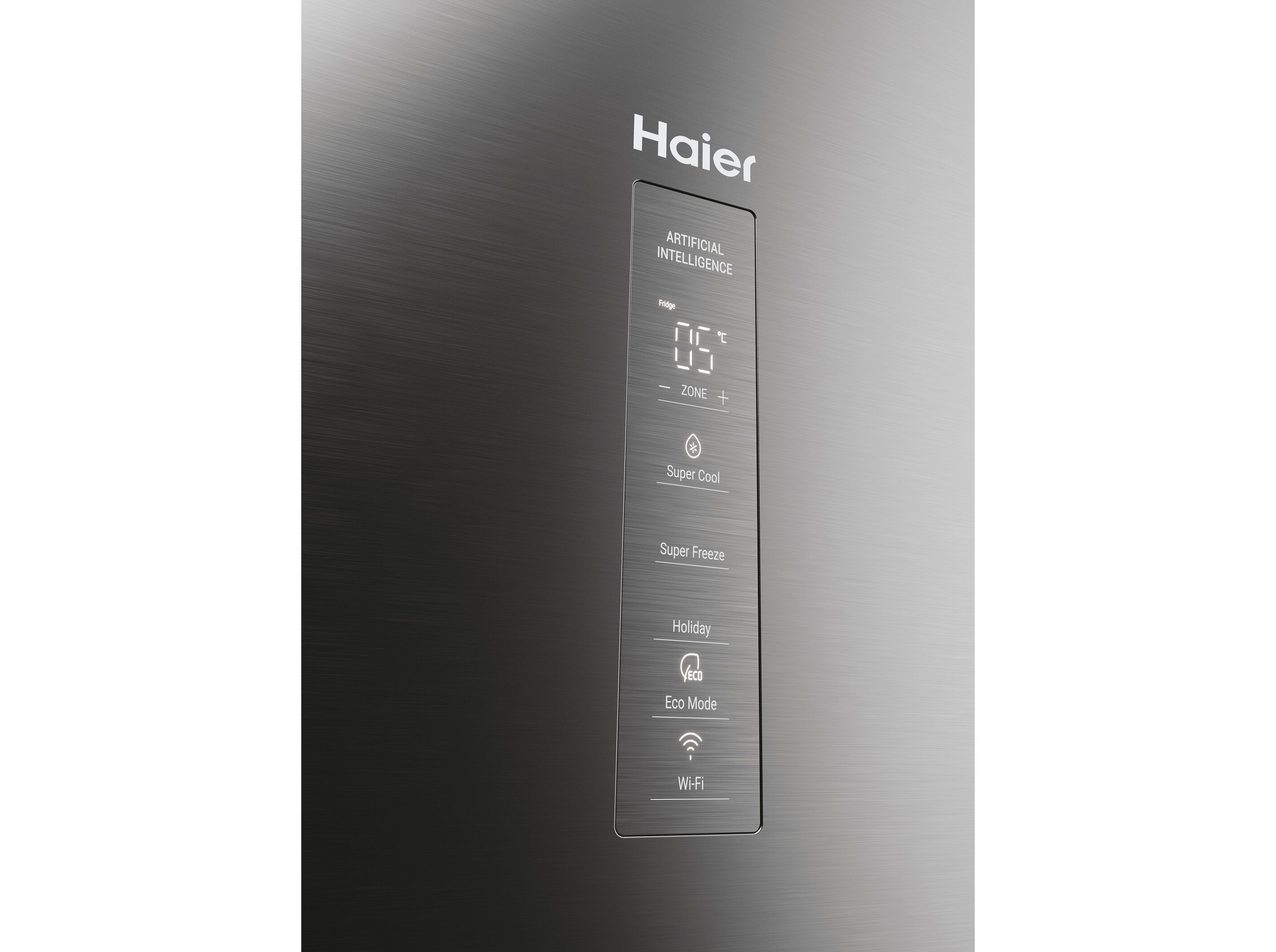 FRIGOR&Iacute;FICO COMBINADO HAIER HDPW5618CNPK NO FROST C 352L INOX image number 8