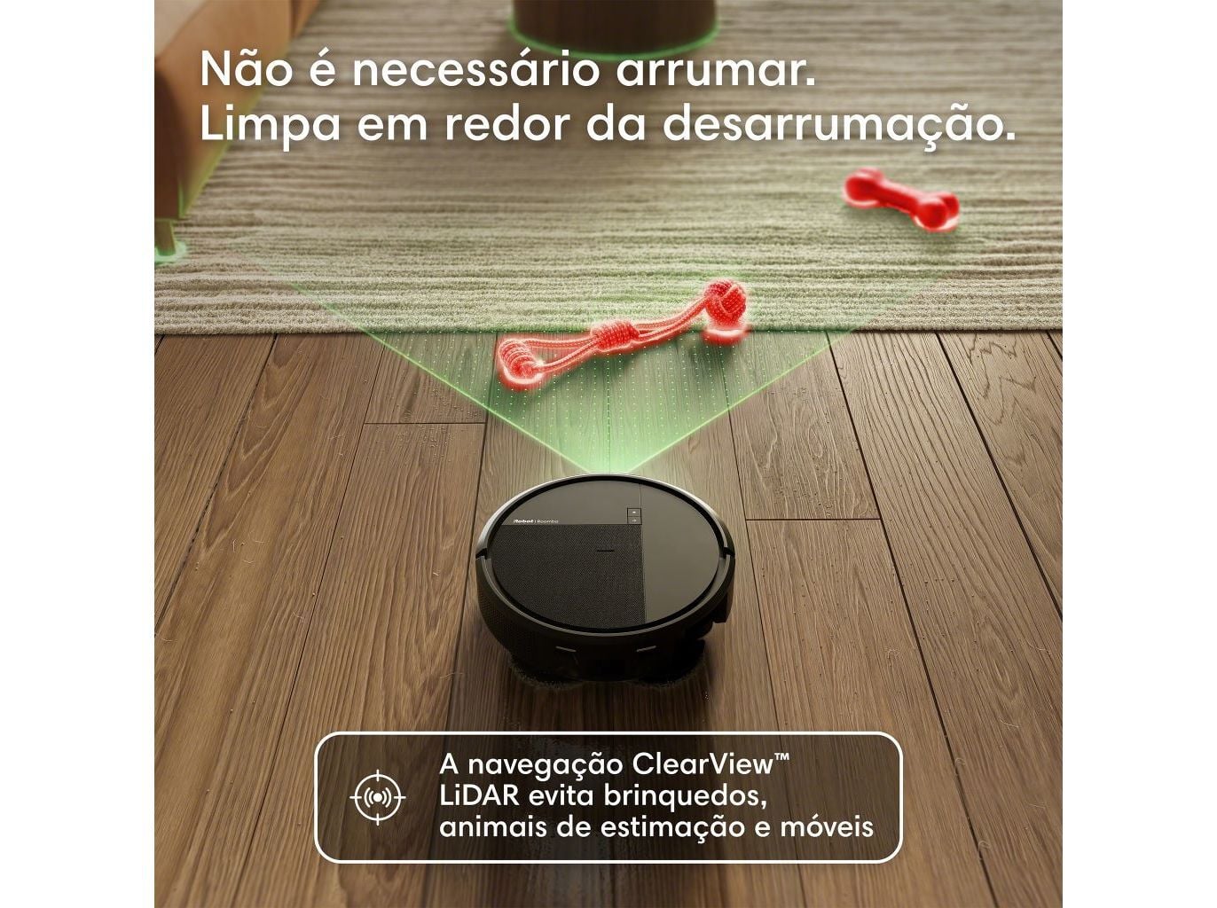 ASPIRADOR ROBOT IROBOT ROOMBA COMBO 515 PLUS + BASE AUTOWASH PRETO image number 4