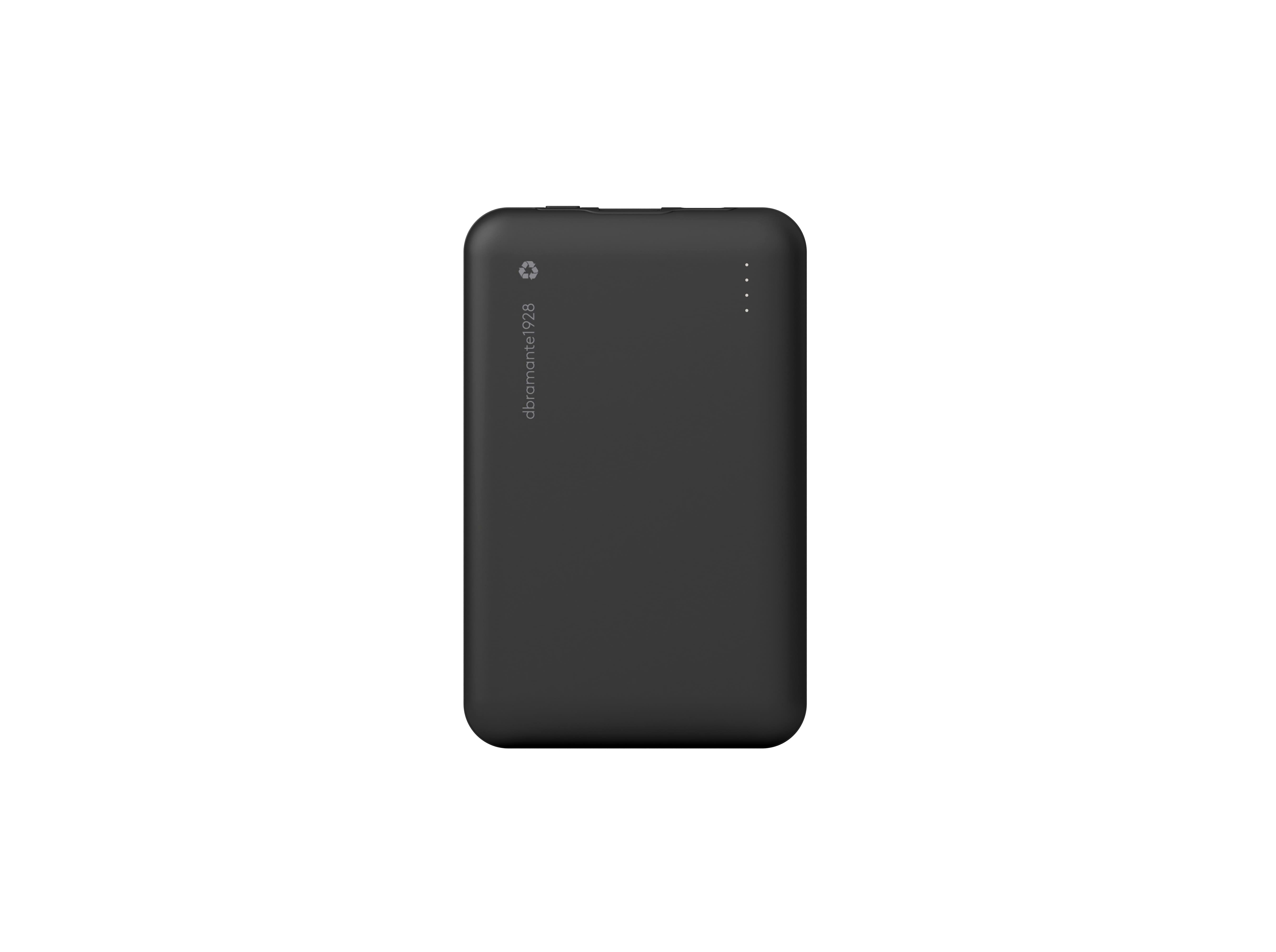 POWERBANK DBRAMANTE RE-CHARGE PRETO 10K image number 2