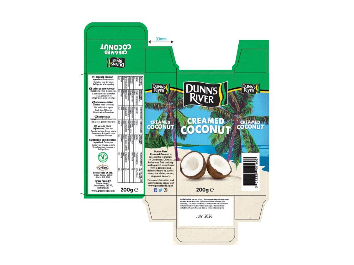 CREME DE COCO DUNN'S RIVER 200G image number 1