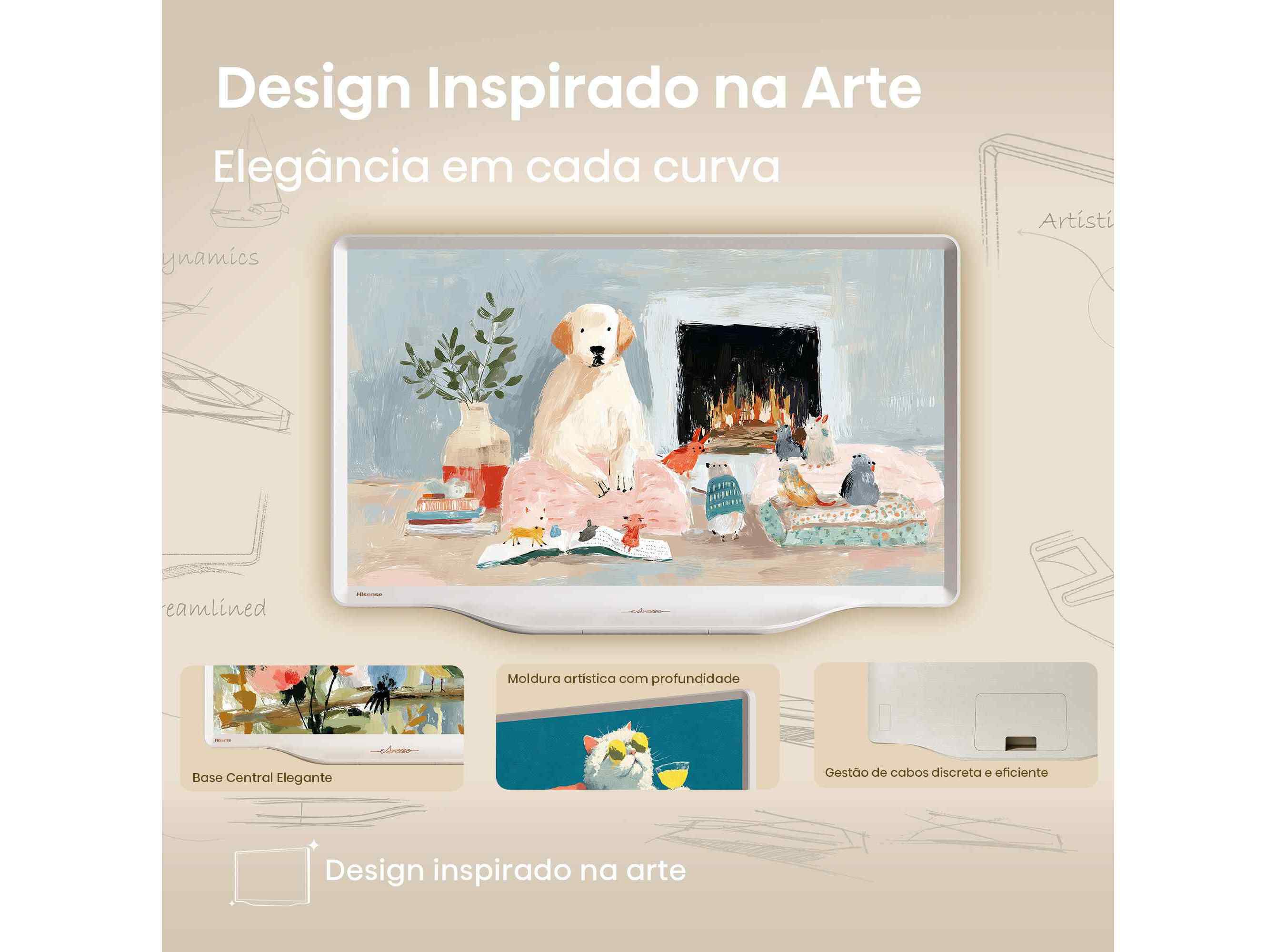 TV QLED HISENSE 32S5Q SMART FULL HD image number 3