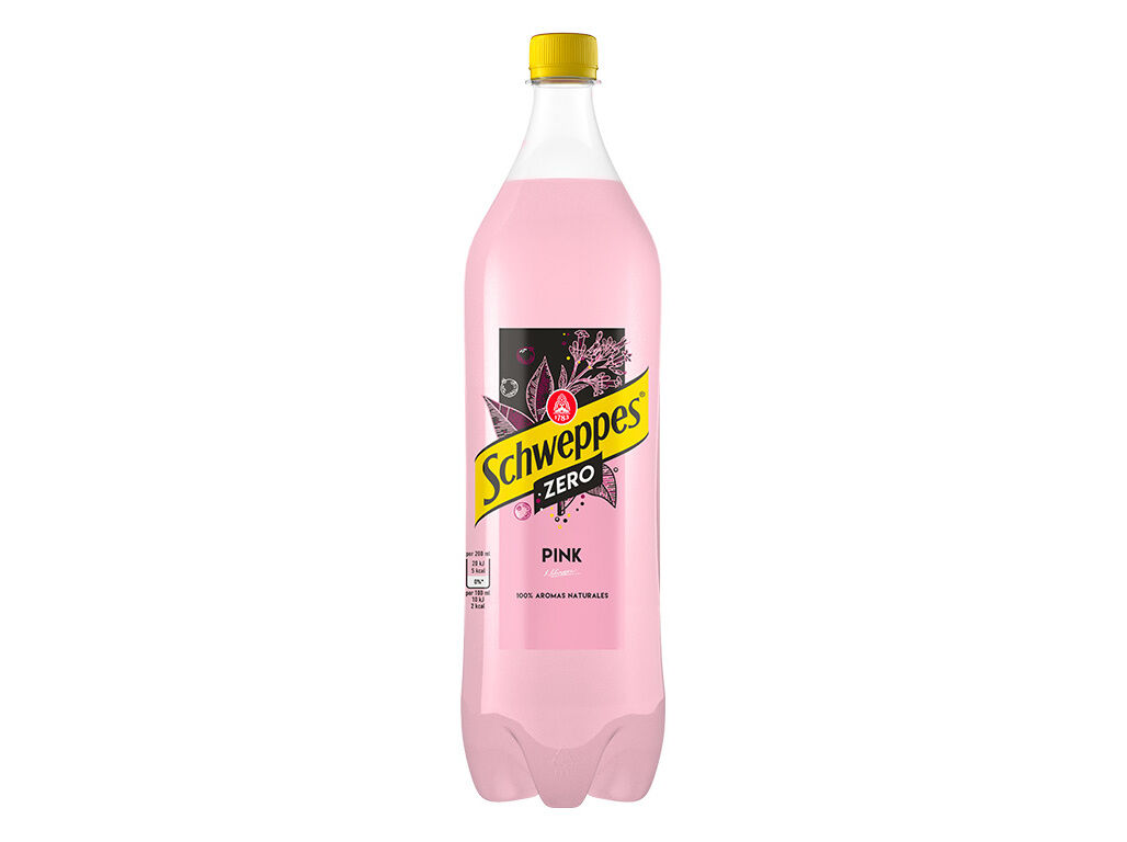 &Aacute;GUA T&Oacute;NICA SCHWEPPES PINK ZERO 1L (SDR) image number 0