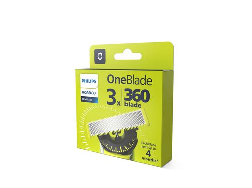 PACK 3 LÂMINAS BARBEAR PHILIPS ONE BLADE 360 QP430/50 image number 1