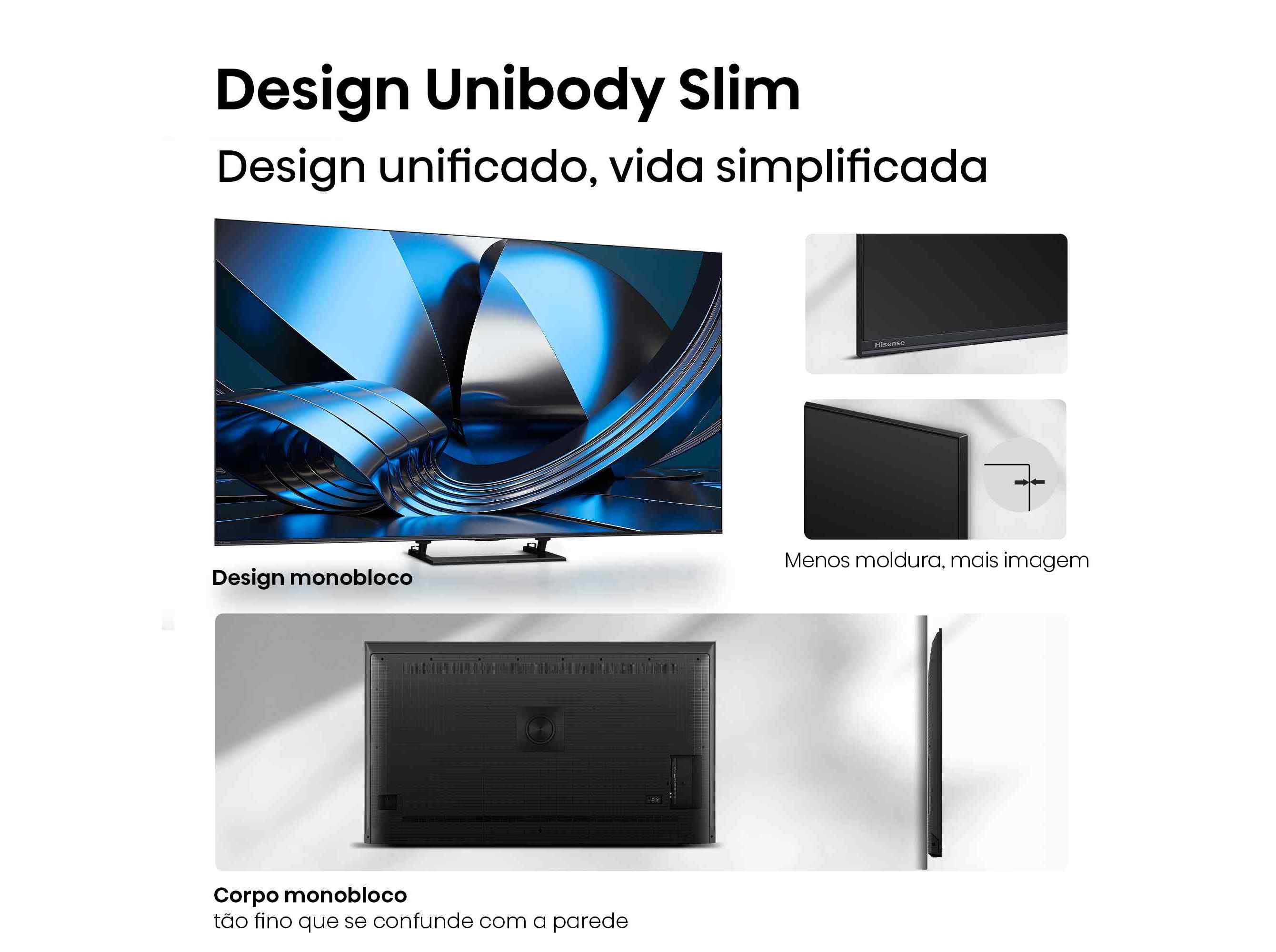 TV ULED MINI LED HISENSE 65U7SE (4K SMART TV 65" 164CM) image number 6