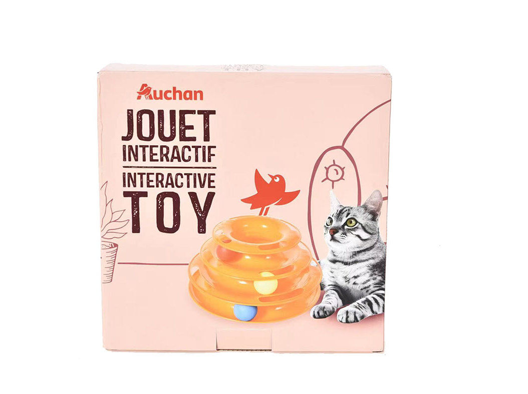 BRINQUEDO PARA GATO AUCHAN COM BOLA INTERATIVA image number 1