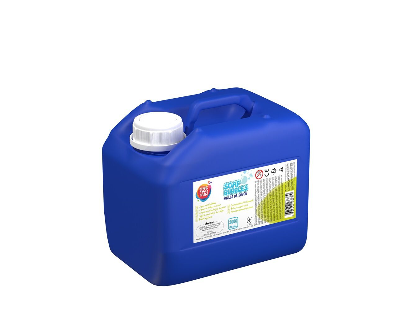 RECARGA PARA BOLAS SAB&Atilde;O ONE TWO FUN 3L