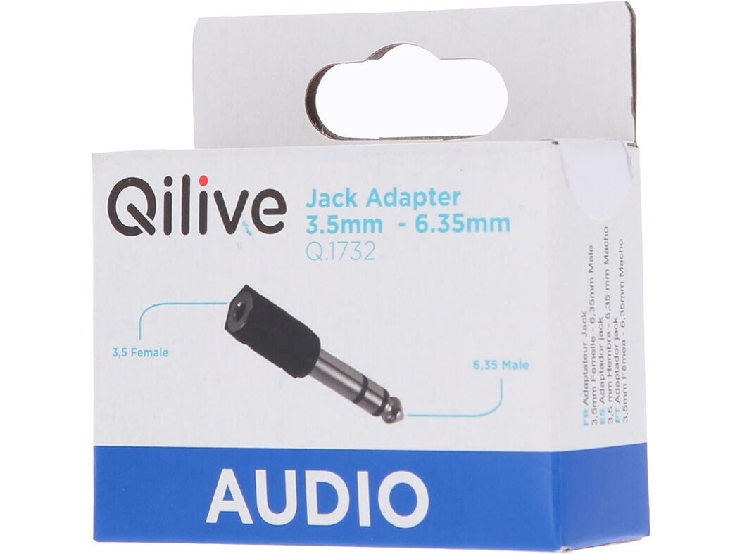 ADAPTADOR &Aacute;UDIO QILIVE G4217926 35 ST F - 63 ST M