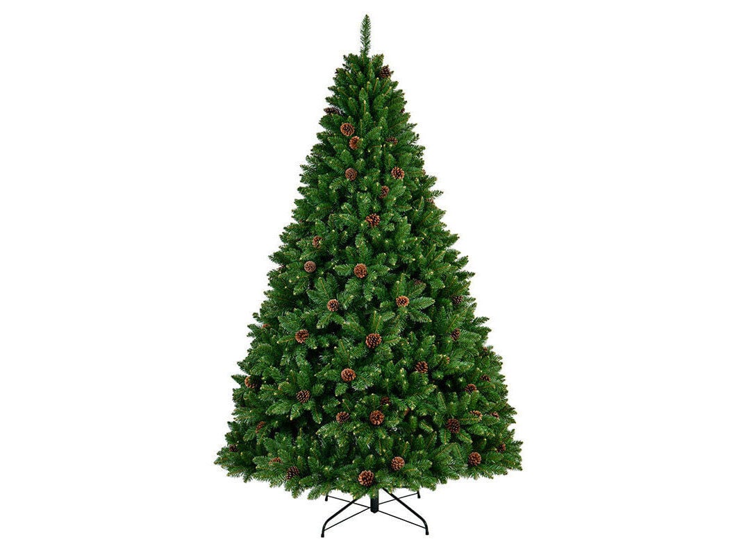 &Aacute;RVORE DE NATAL ACTUEL COM PINHAS 2180 RAMOS 240CM