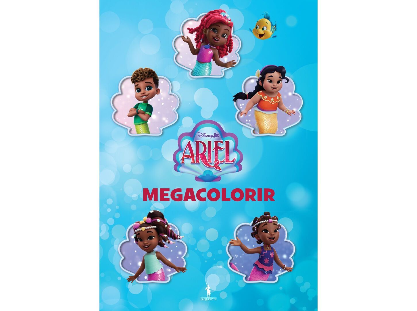 LIVRO MEGACOLORIR DISNEY JUNIOR ARIEL image number 0