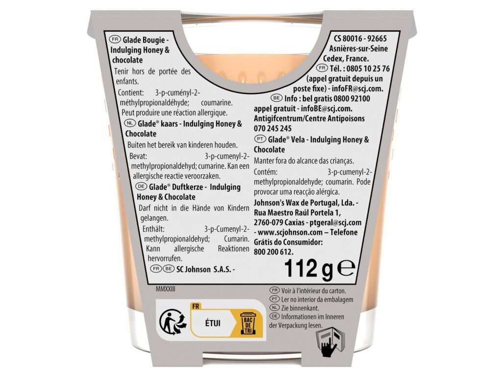 VELA GLADE HONEY & CHOCOLATE 112G image number 1