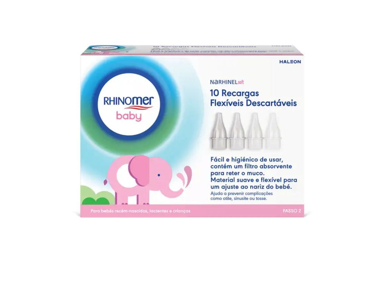 RECARGAS RHINOMER BABY NARHINEL ASPIRADOR 10UN image number 0