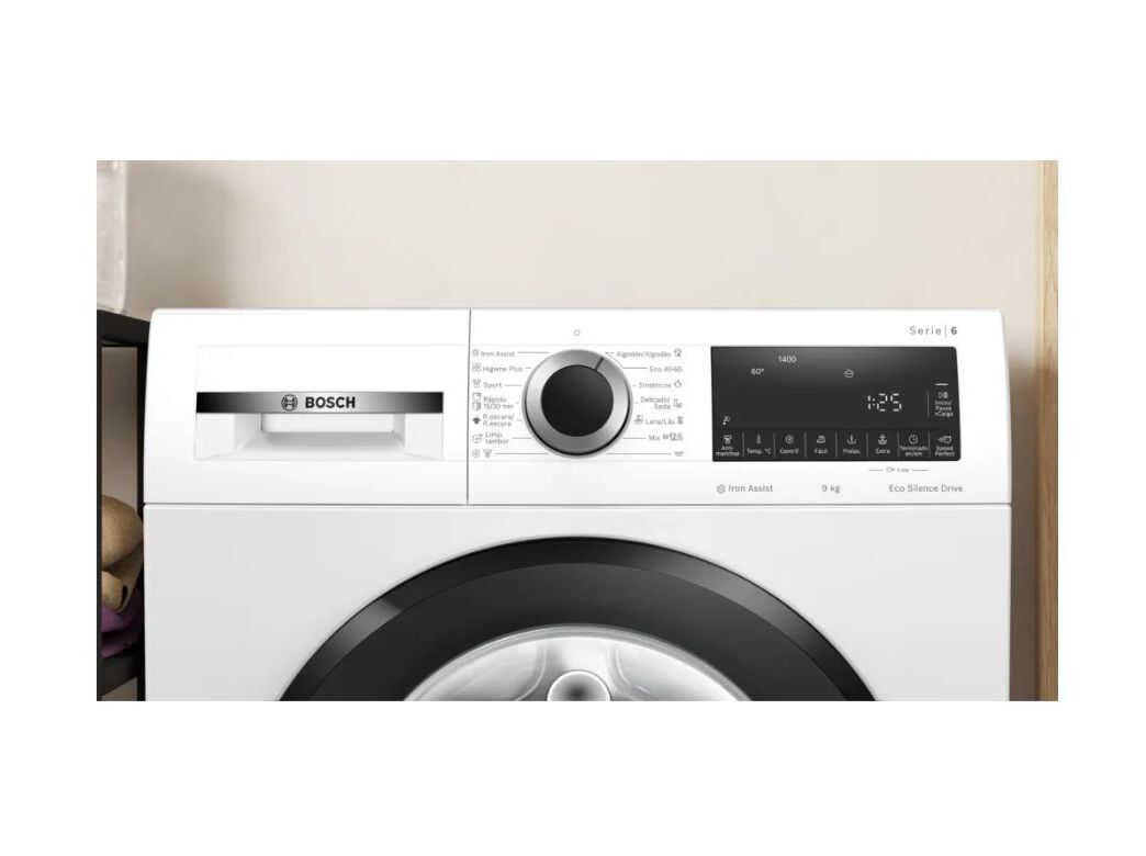 MAQUINA DE LAVAR ROUPA BOSCH WGG244Z0EP BRANCO A 9KG 1400RPM image number 1