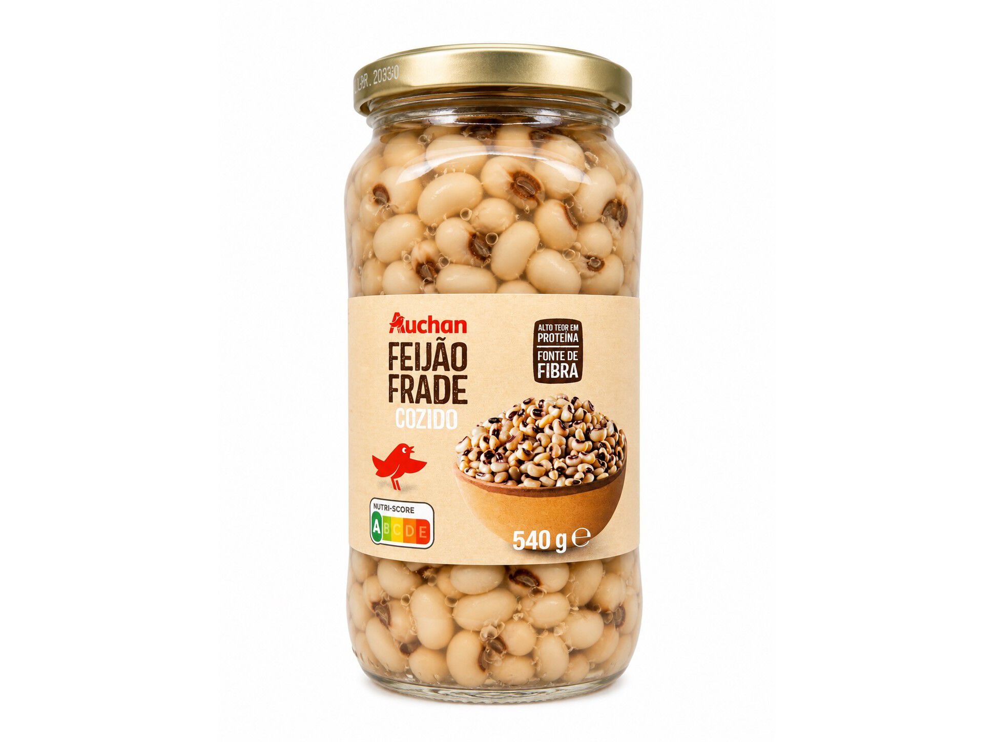FEIJ&Atilde;O FRADE AUCHAN FRASCO 540(400)G image number 0