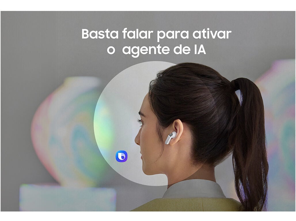 AURICULARES TWS SAMSUNG GALAXY BUDS4 BRANCO image number 4