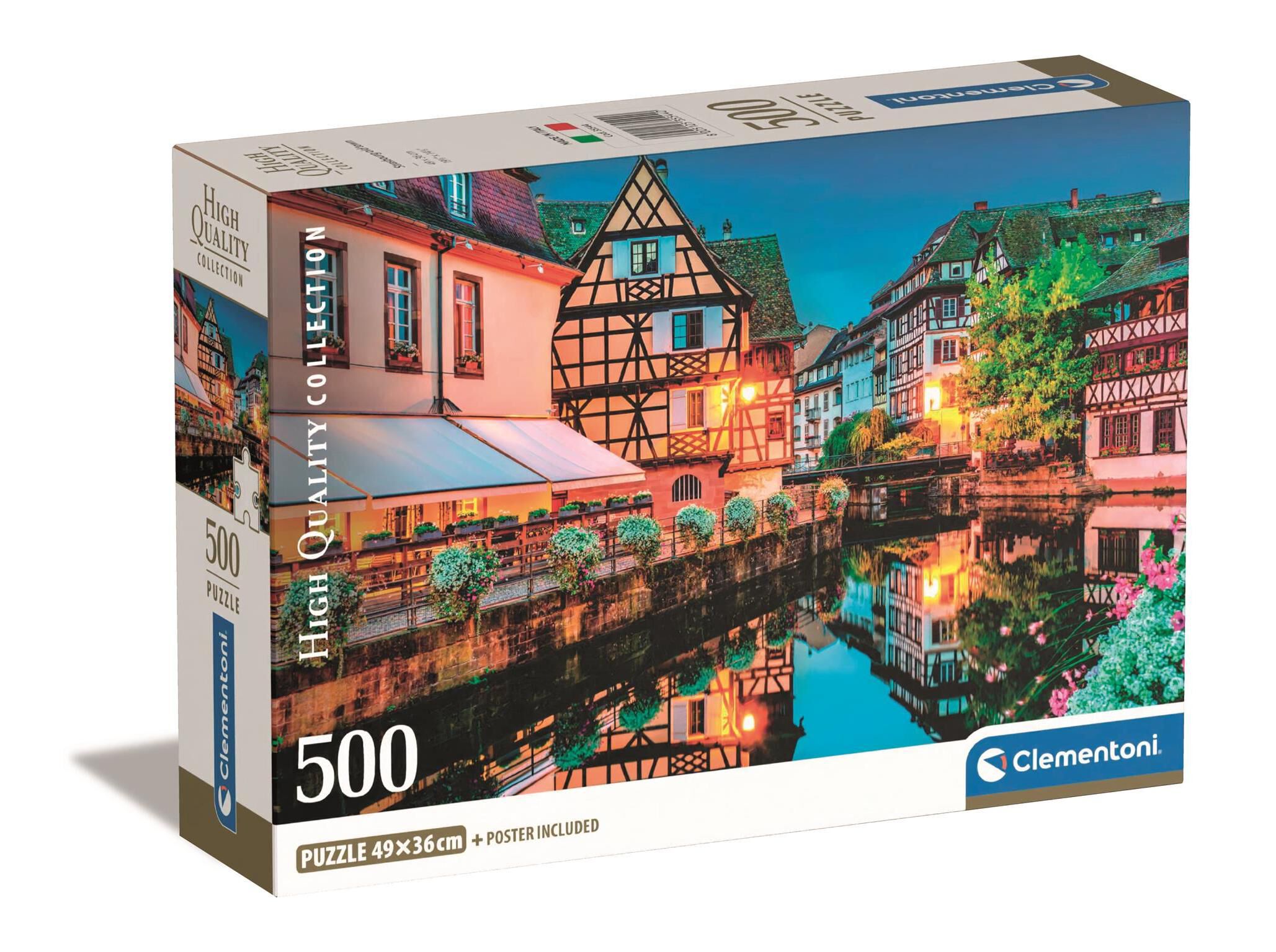 PUZZLE ESTRASBURGO CLEMENTONI 500 PE&Ccedil;AS image number 0