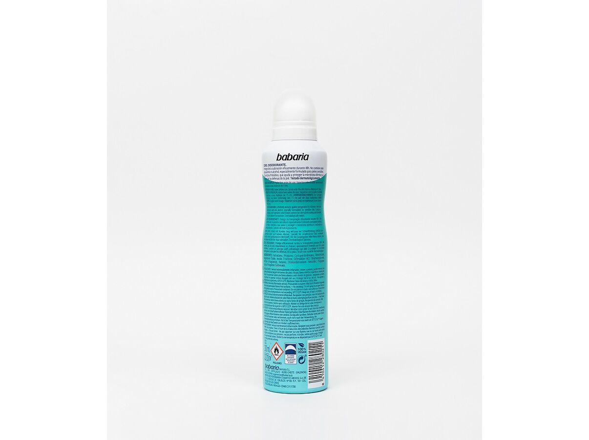 DESODORIZANTE SPRAY ZERO BABARIA 200 ML. image number 1