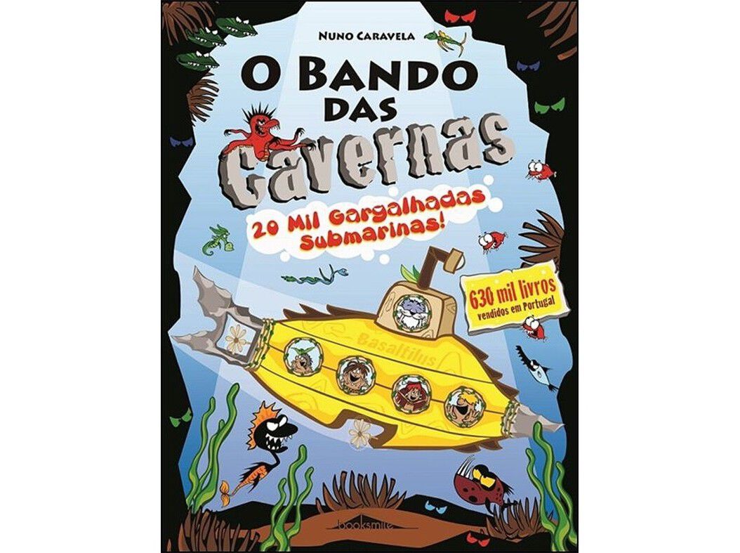 LIVRO O BANDO DAS CAVERNAS 27 20 MIL GARGALHADAS SUBMARINAS