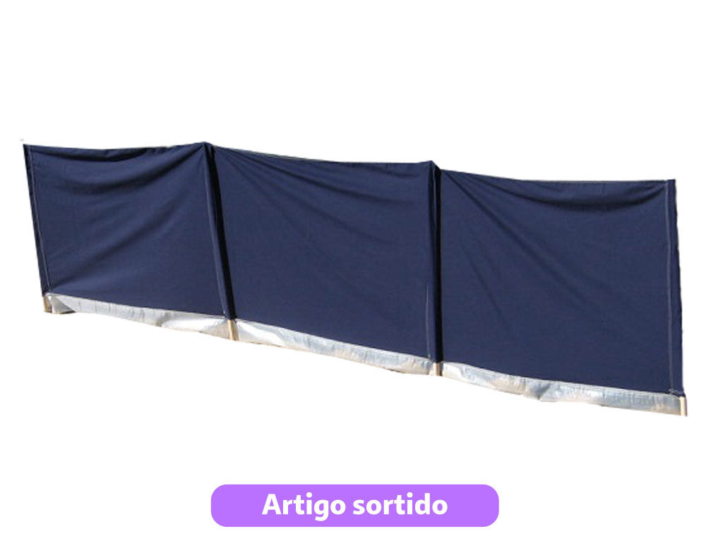 PARAVENTO EM MADEIRA COM 4 PAUS 300X90CM CORES SORTIDAS image number 1