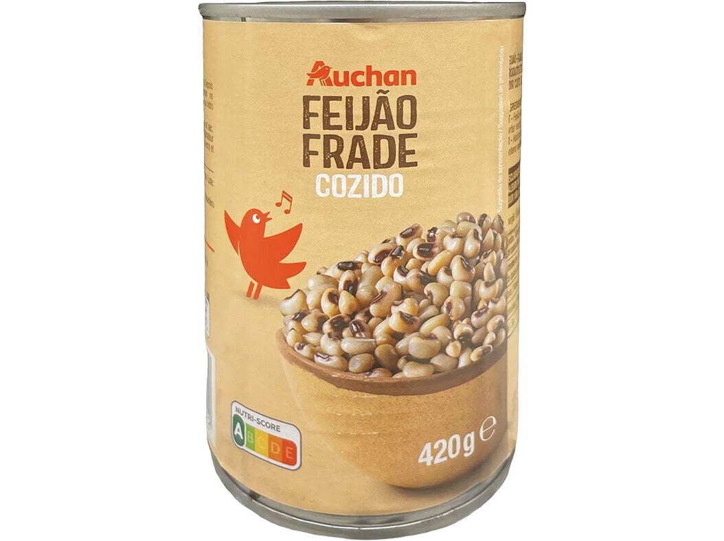 FEIJ&Atilde;O FRADE AUCHAN COZIDO 420(260)G