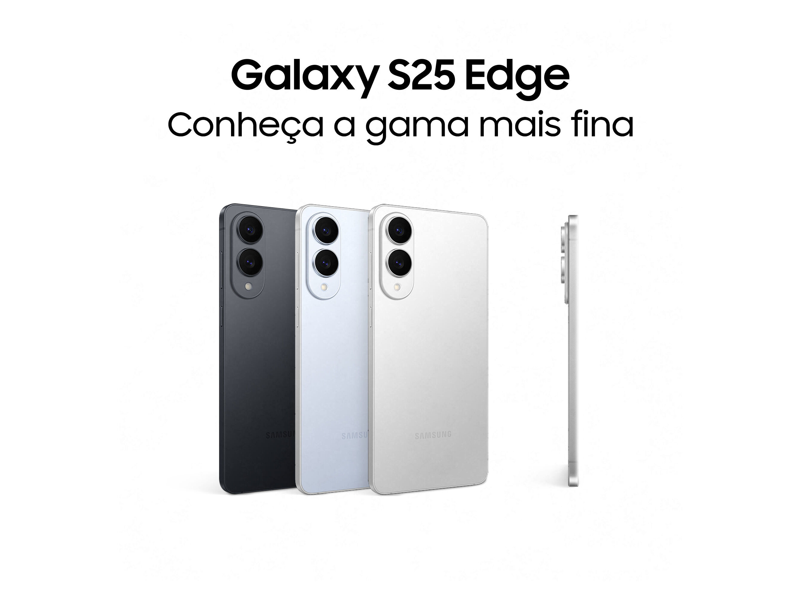 SMARTPHONE SAMSUNG GALAXY S25 EDGE 256GB PRETO image number 1