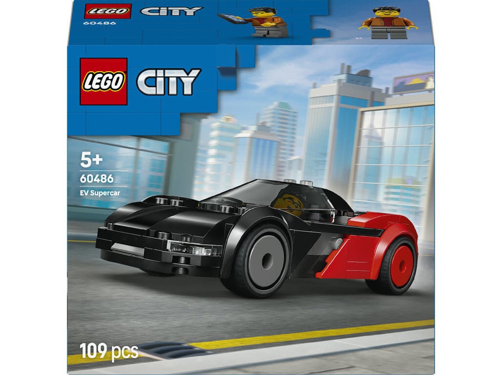 SUPERCARRO EL&Eacute;TRICO LEGO CITY GREAT VEHICLES 60486
