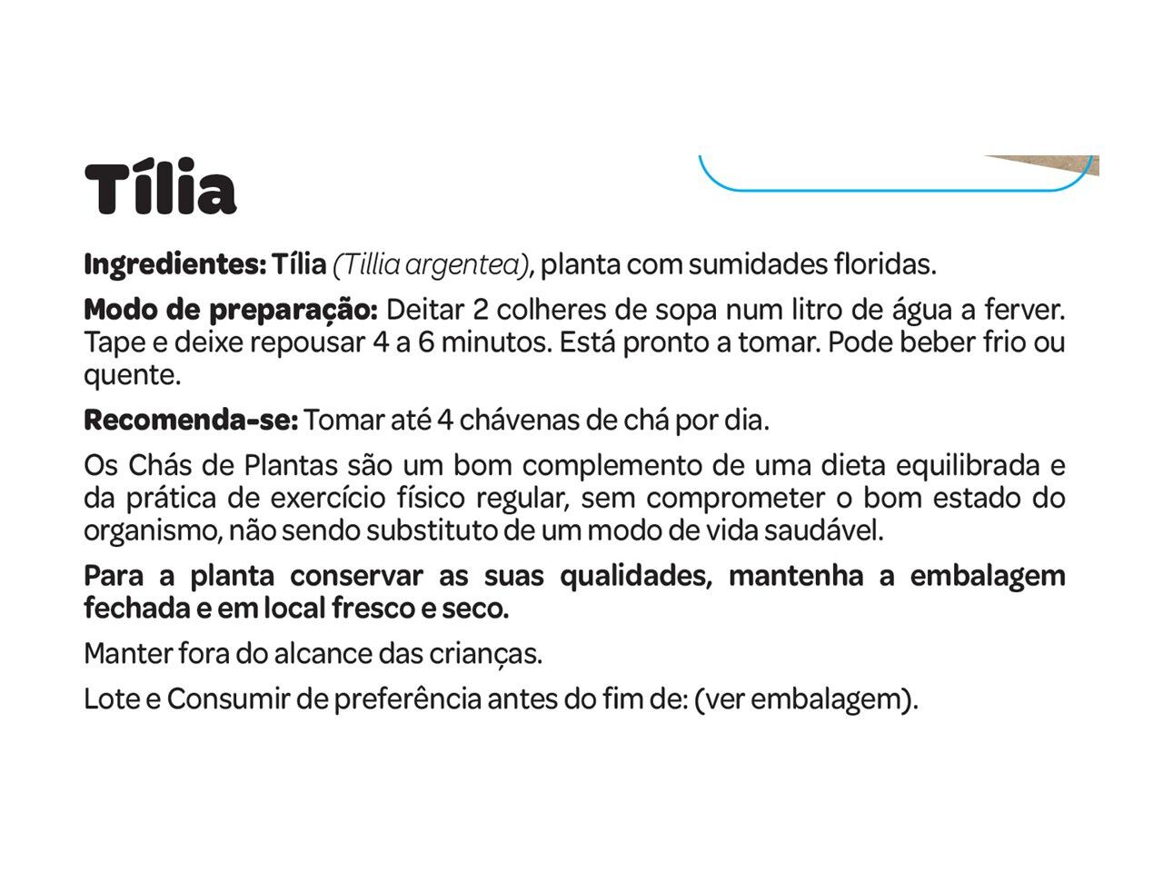 CH&Aacute; SALUTEM EM SACO T&Iacute;LIA 20G image number 1