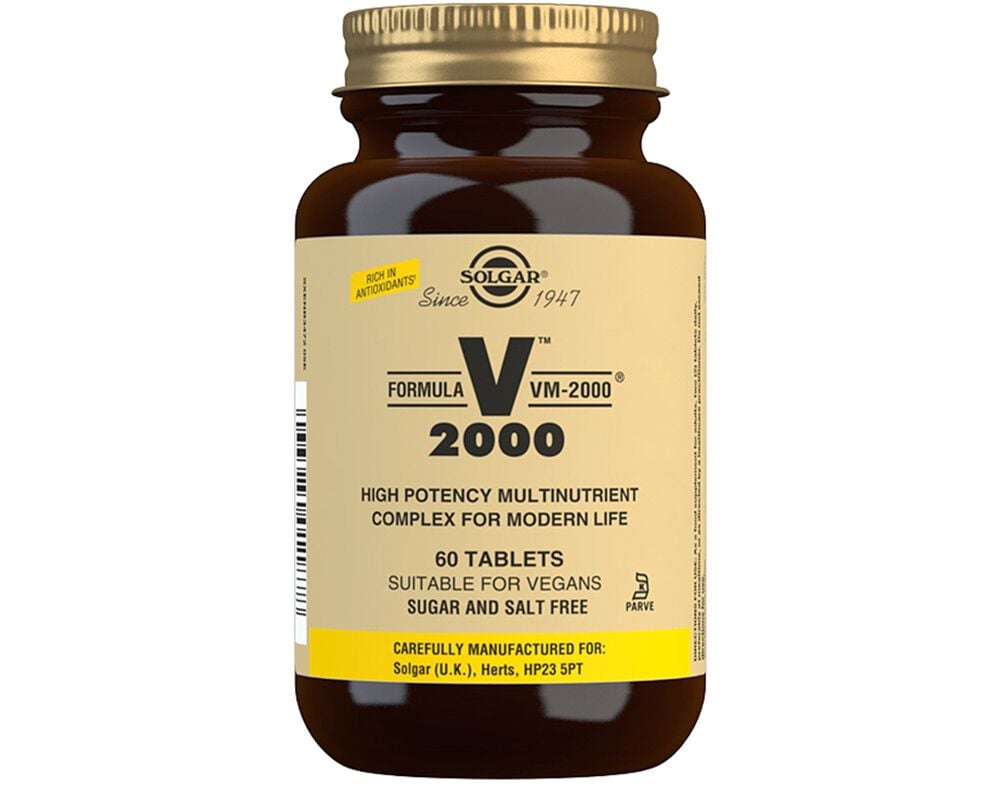 SUPLEMENTO SOLGAR VM 2000 60 COMPRIMIDOS image number 0