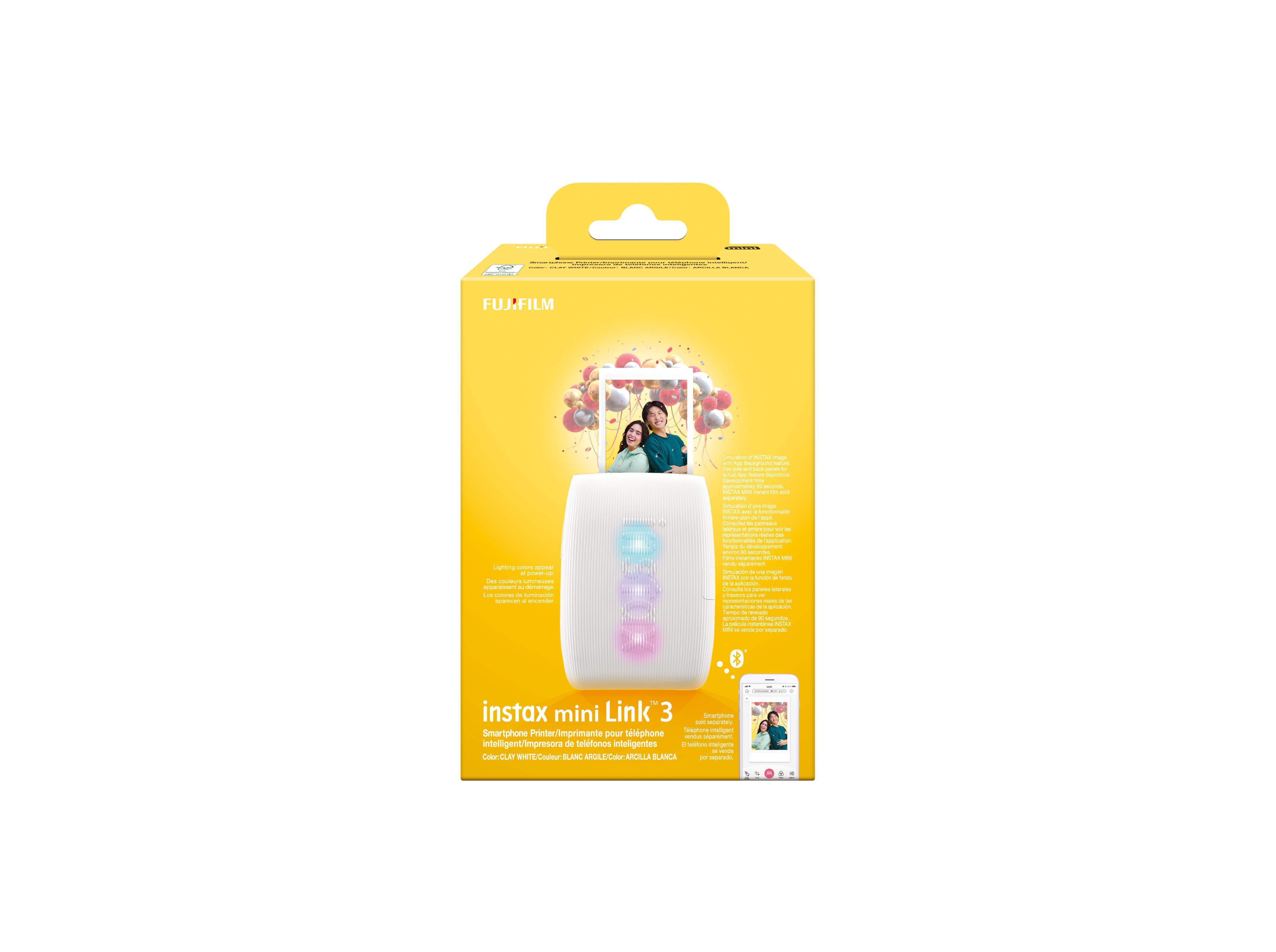 IMPRESSORA FOTOGRAFIA FUJIFILM WHITE INSTAX MINI LINK 3 image number 4