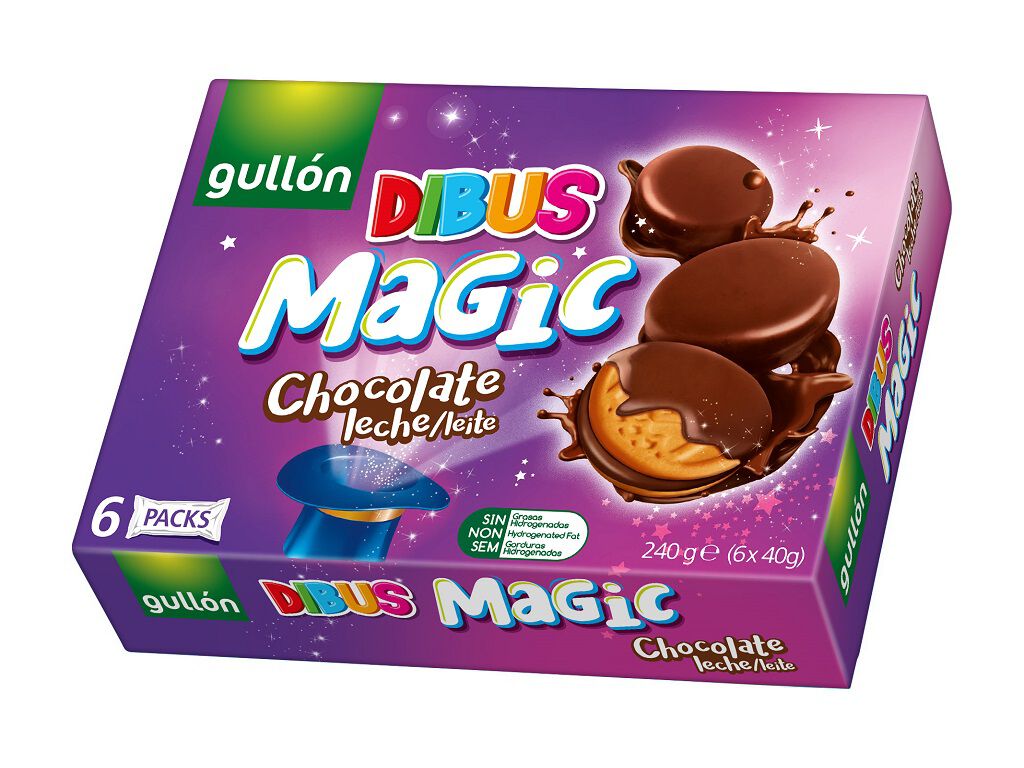 BOLACHAS GULLON COBERTURA CHOCOLATE MAGIC 6X40G image number 0