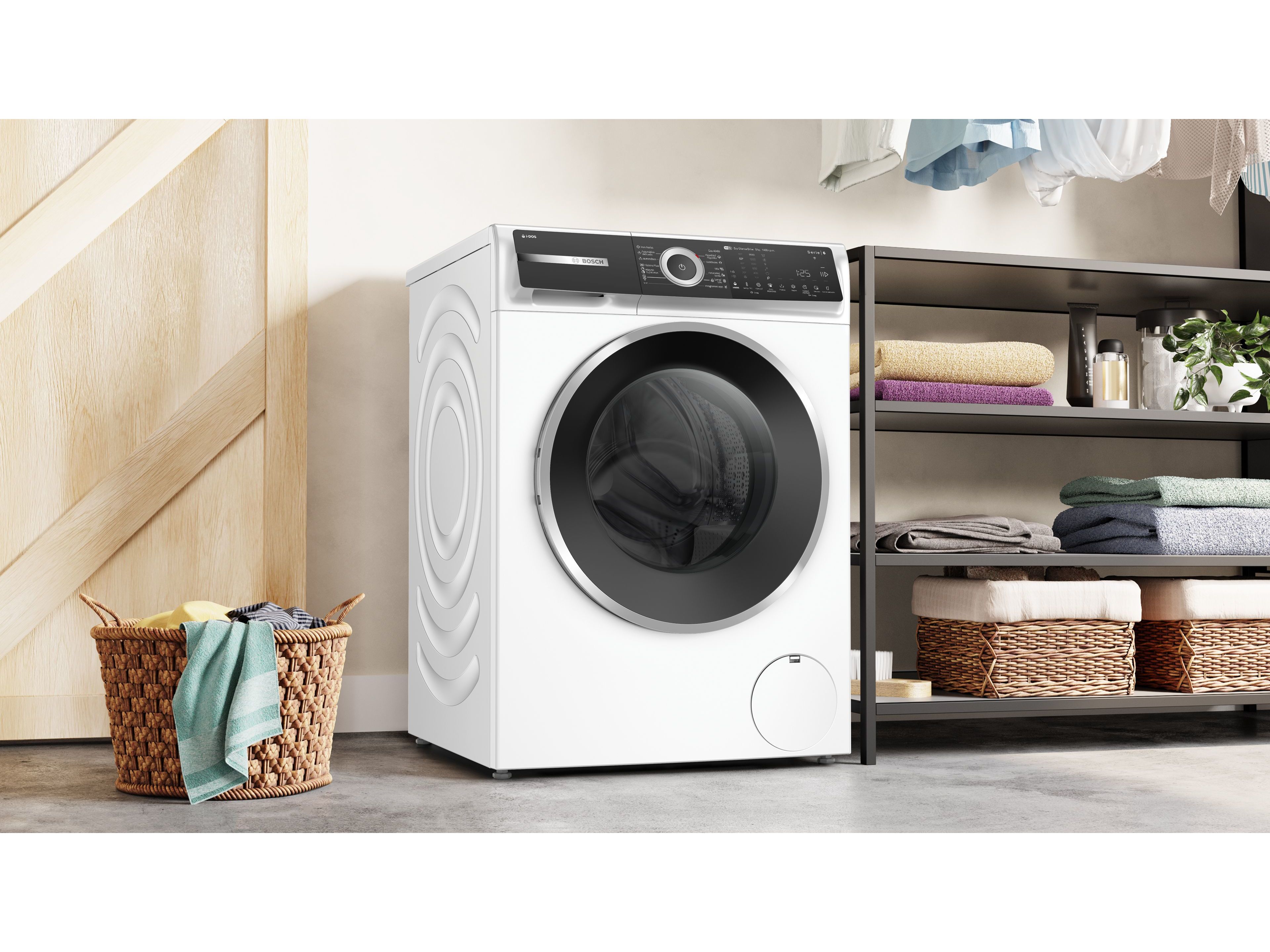 M&Aacute;QUINA DE LAVAR ROUPA BOSCH WGH244A0ES I-DOS BRANCO 9KG A 1400RPM image number 2