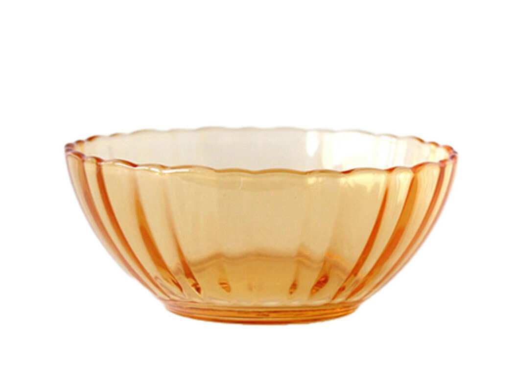 TA&Ccedil;A LUNA COR DE LARANJA VIDRO &Oslash;12CM