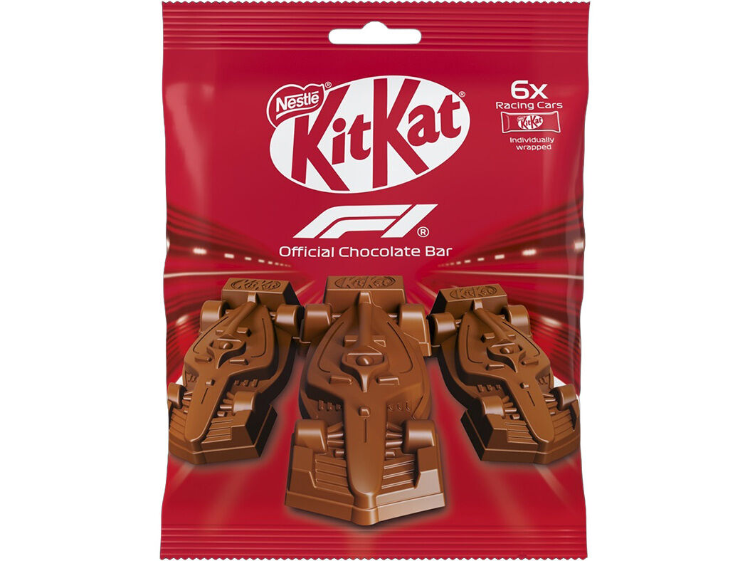 SNACK KIT KAT CARRO F1 SACO 6X11G