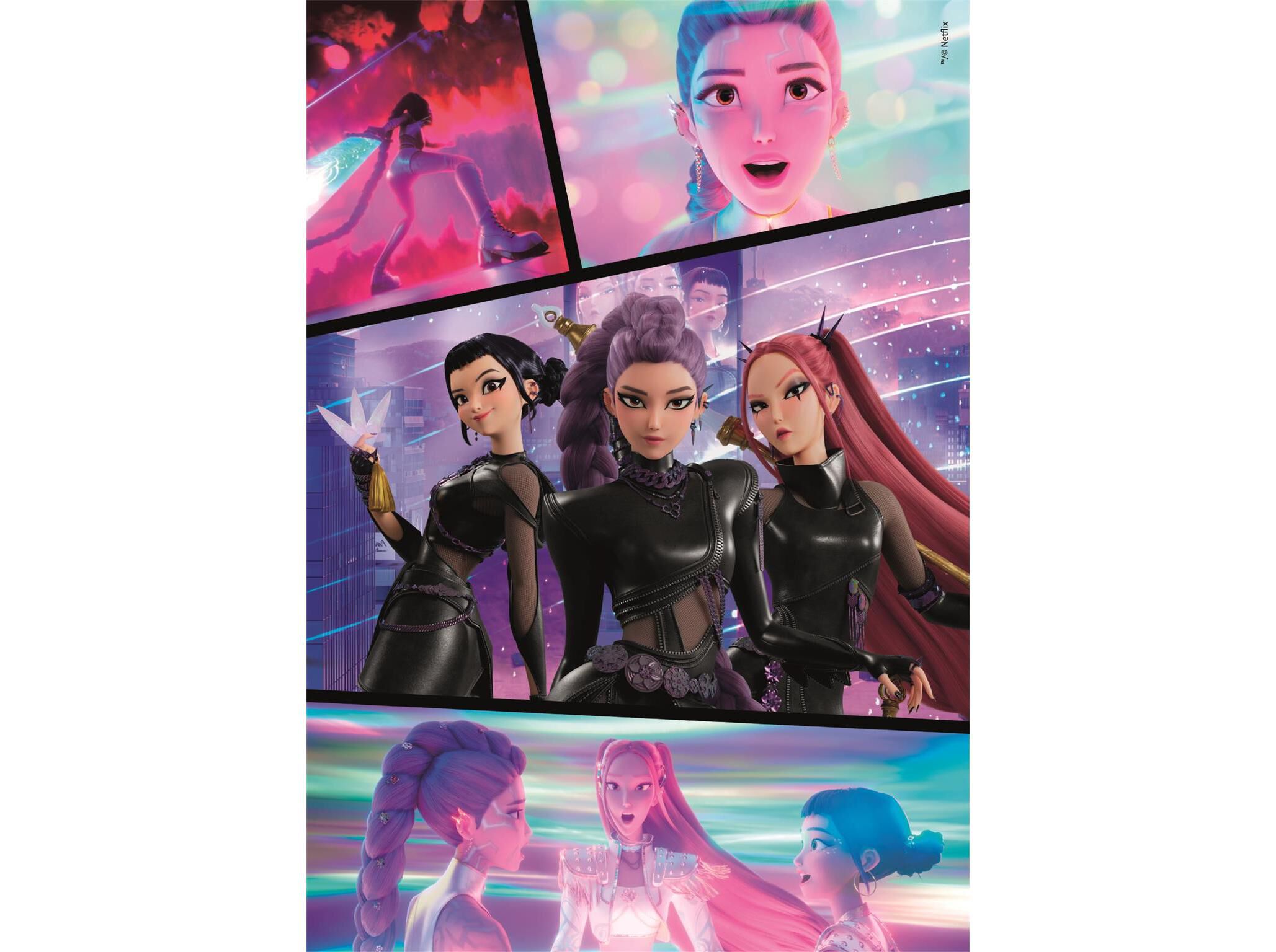 PUZZLE DEMON HUNTERS CLEMENTONI K-POP 300 PE&Ccedil;AS image number 1