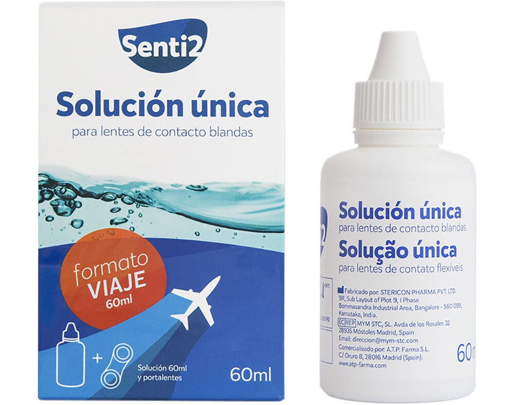 LIQUIDO SENTI2 LENTES DE CONTACTO 60ML DM image number 0