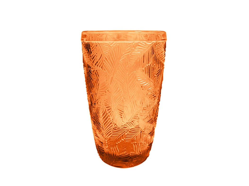 COPO VIDRO ACTUEL FOLHAS LARANJA 35CL image number 0