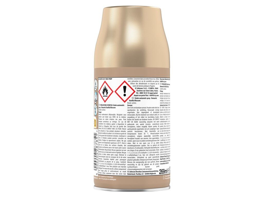 AMBIENTADOR AUTOMATIC GLADE RECARGA VANILLA 269ML image number 1