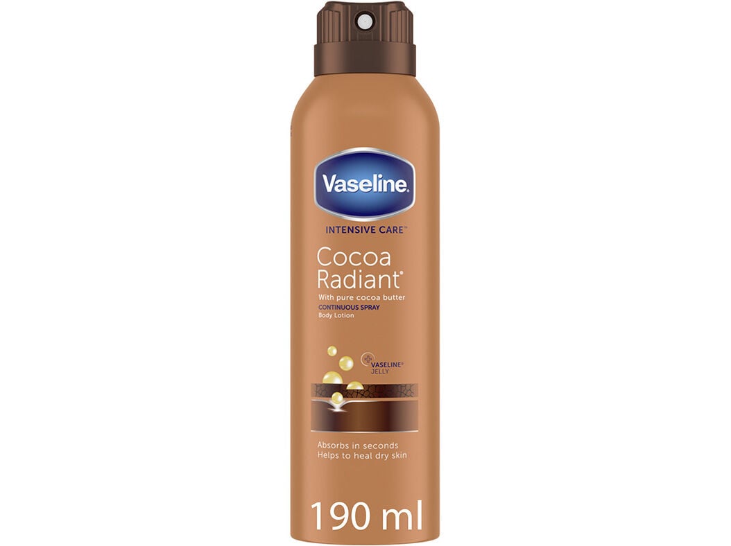 LO&Ccedil;&Atilde;O VASELINE COCOA RADIANT SPRAY 190ML