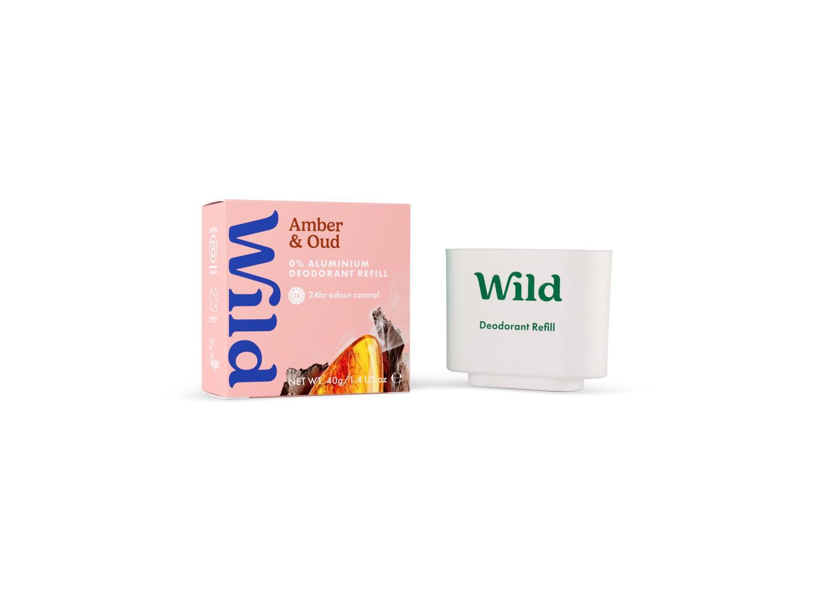 DESODORIZANTE WILD &Acirc;MBAR AGAR RECARGA 40G image number 0