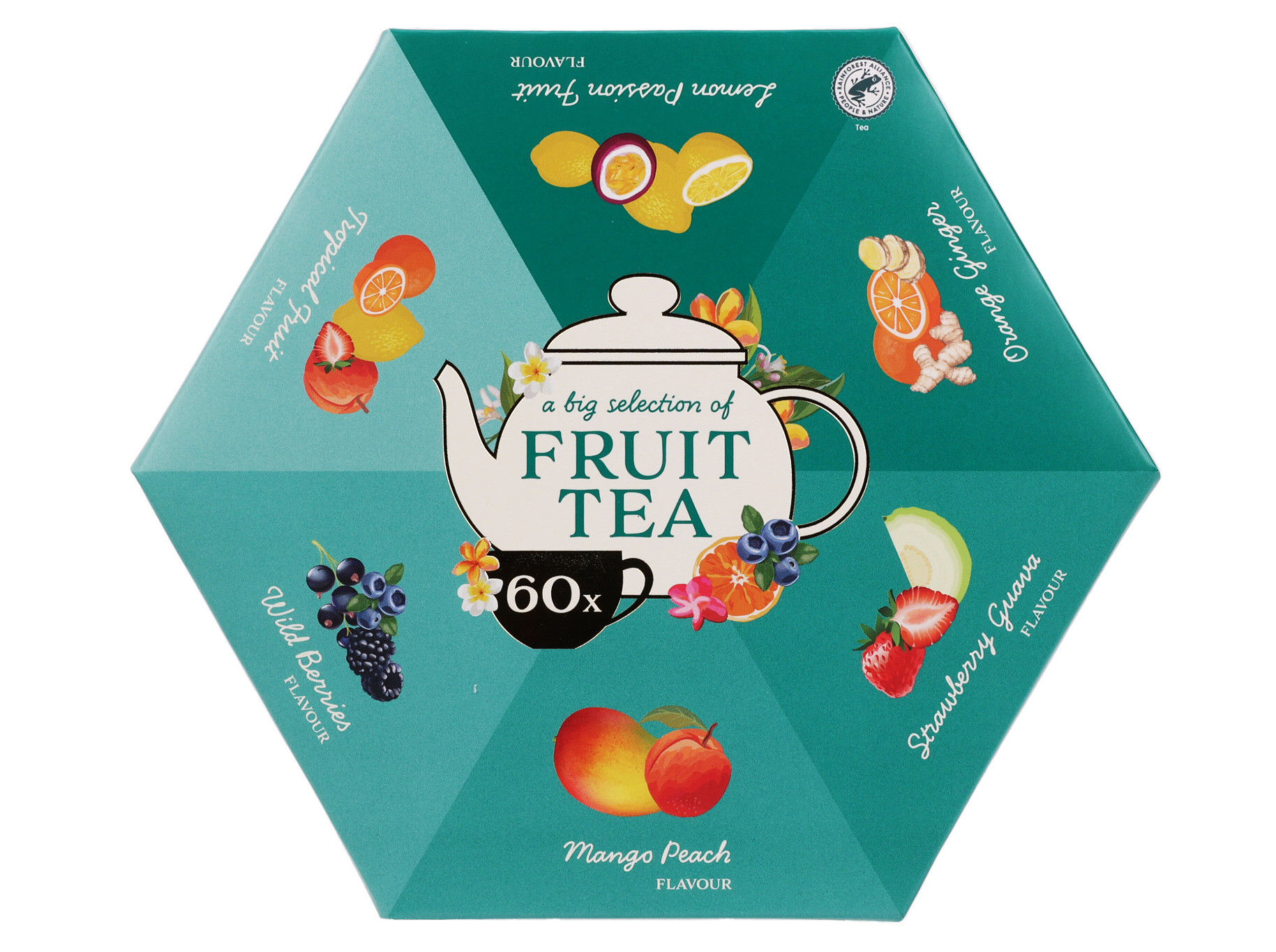 CAIXA DE CH&Aacute;S FINESTEA FRUIT TEA SELECTION 60X1.5GR image number 0