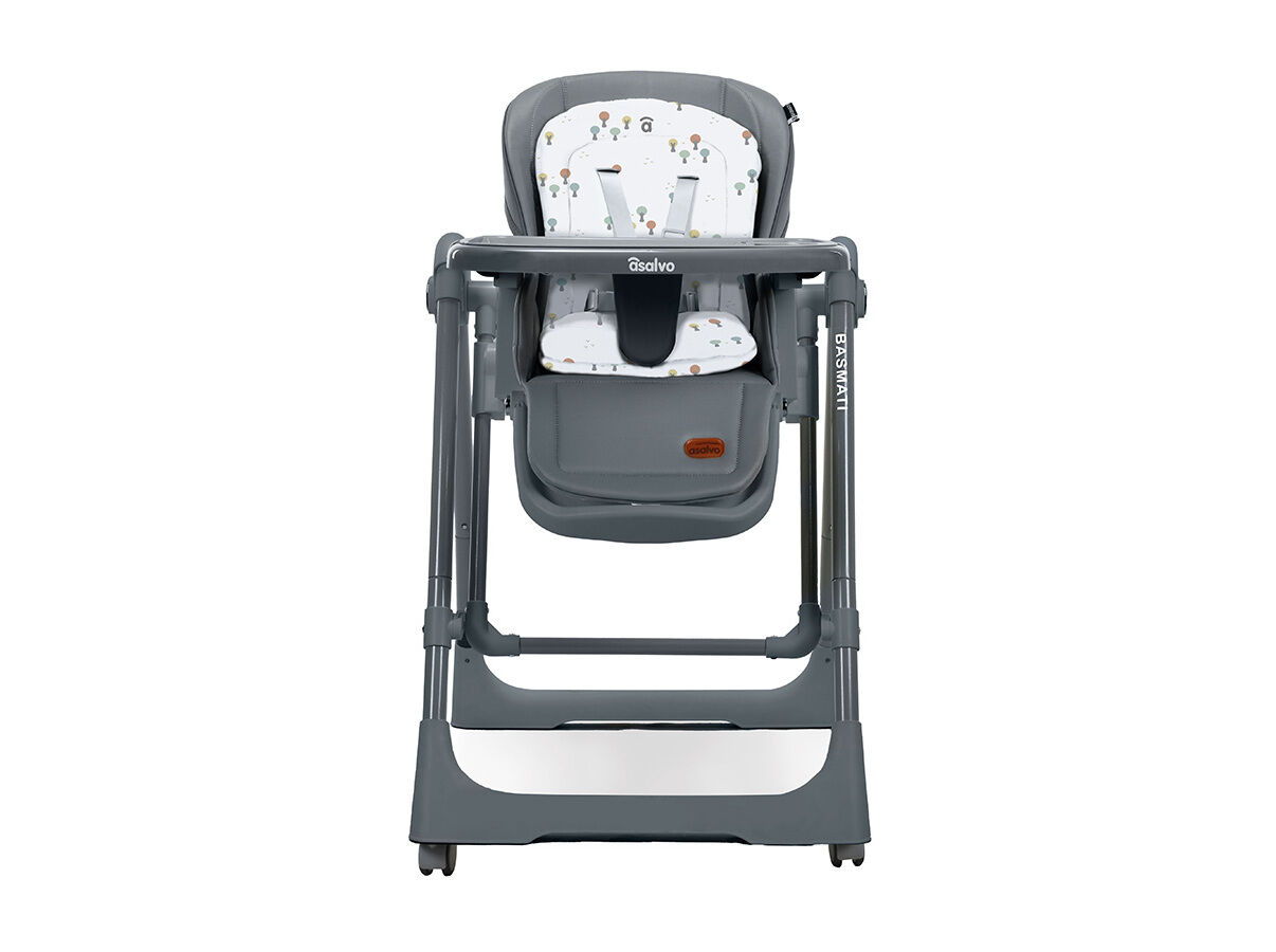 CADEIRA DE MESA ASALVO MULTIPOSI&Ccedil;&Otilde;ES BASMATI CINZENTO 91X45.6X56CM