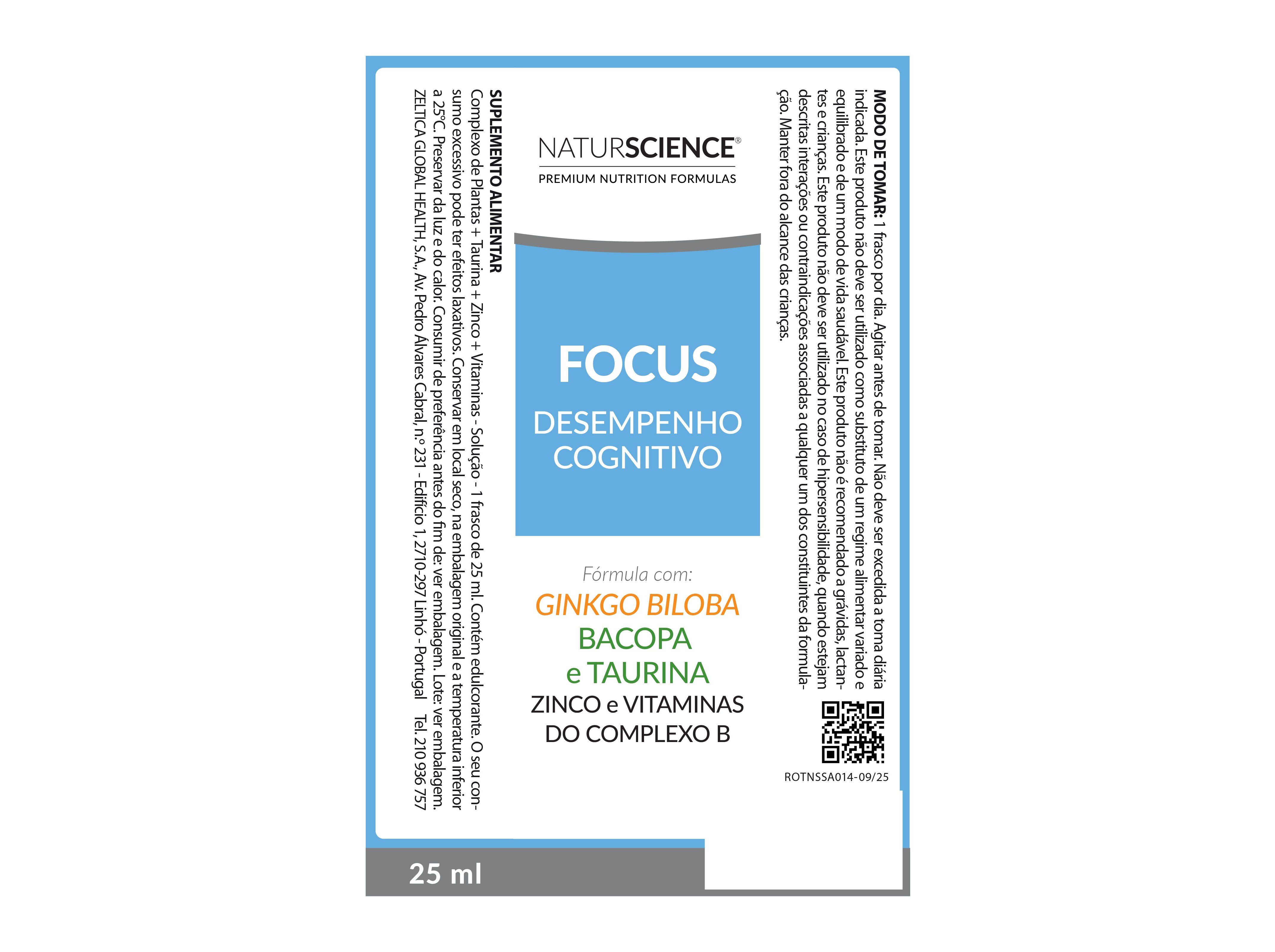 SUPLEMENTO NATURSCIENCE FOCUS 5X25ML image number 2
