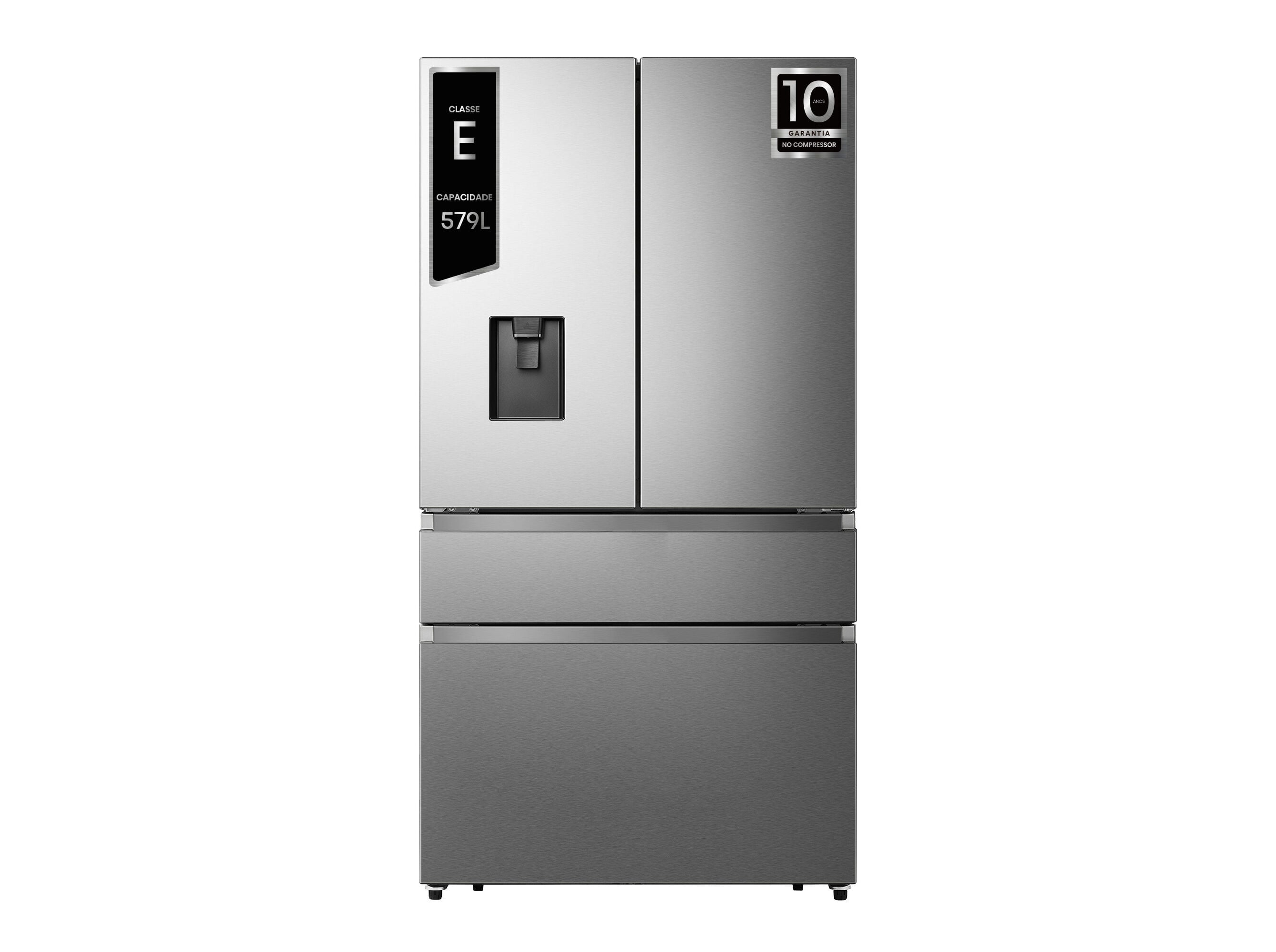 FRIGOR&Iacute;FICO AMERICANO HISENSE RF749N4SWSE (NO FROST E 178.5CM 579L INOX)