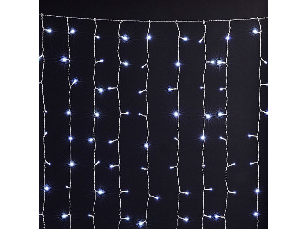 CORTINA DE LUZES NATAL ACTUEL BRANCAS EXTERIOR 240LED image number 0