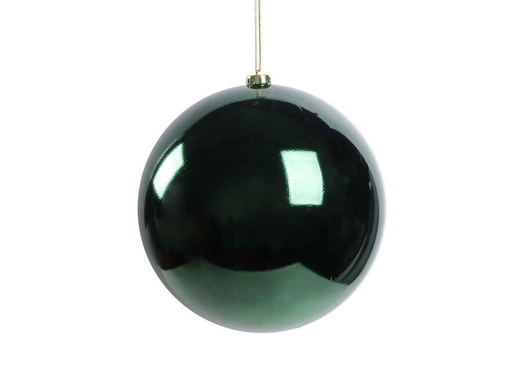 BOLA NATAL ACTUEL PL&Aacute;STICO VERDE 25CM