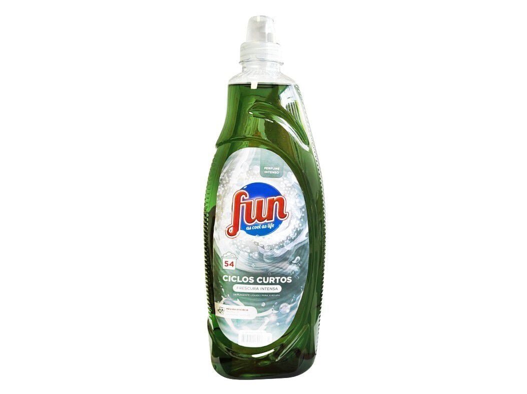 DETERGENTE ROUPA M&Aacute;UINA L&Iacute;QUIDO FUN CICLOS CURTOS FRESCURA INTENSA 54D image number 1